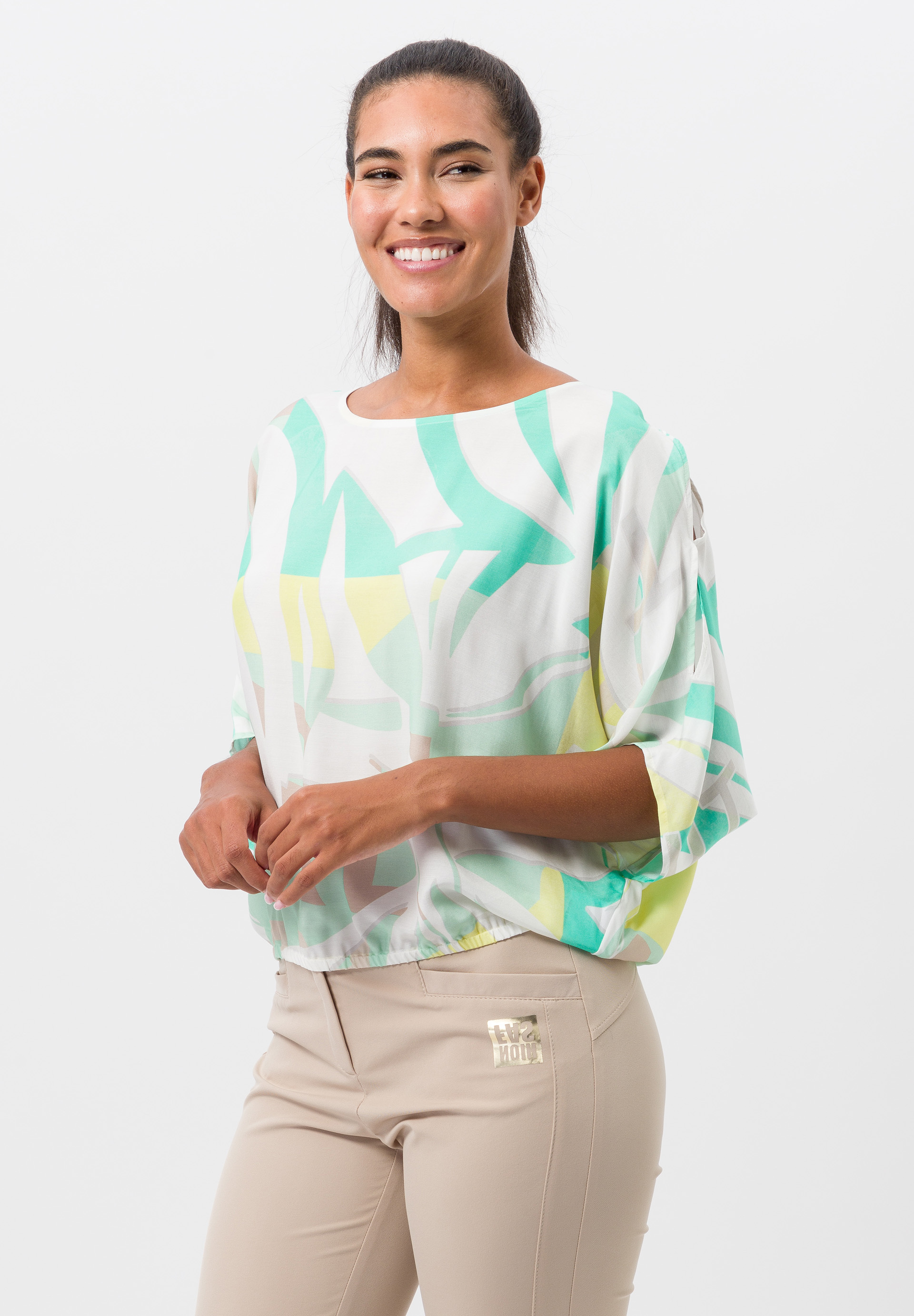 Kimonobluse mit raffinierten Cut-Outs - Produktbild 1