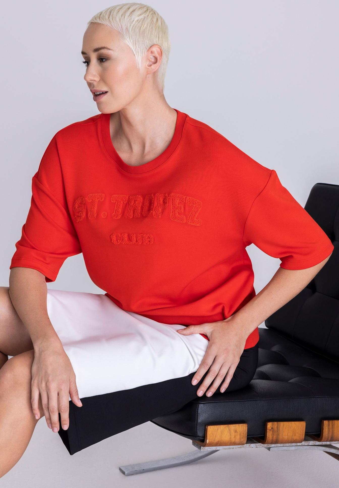 Shirt with textured lettering - Product Image 1