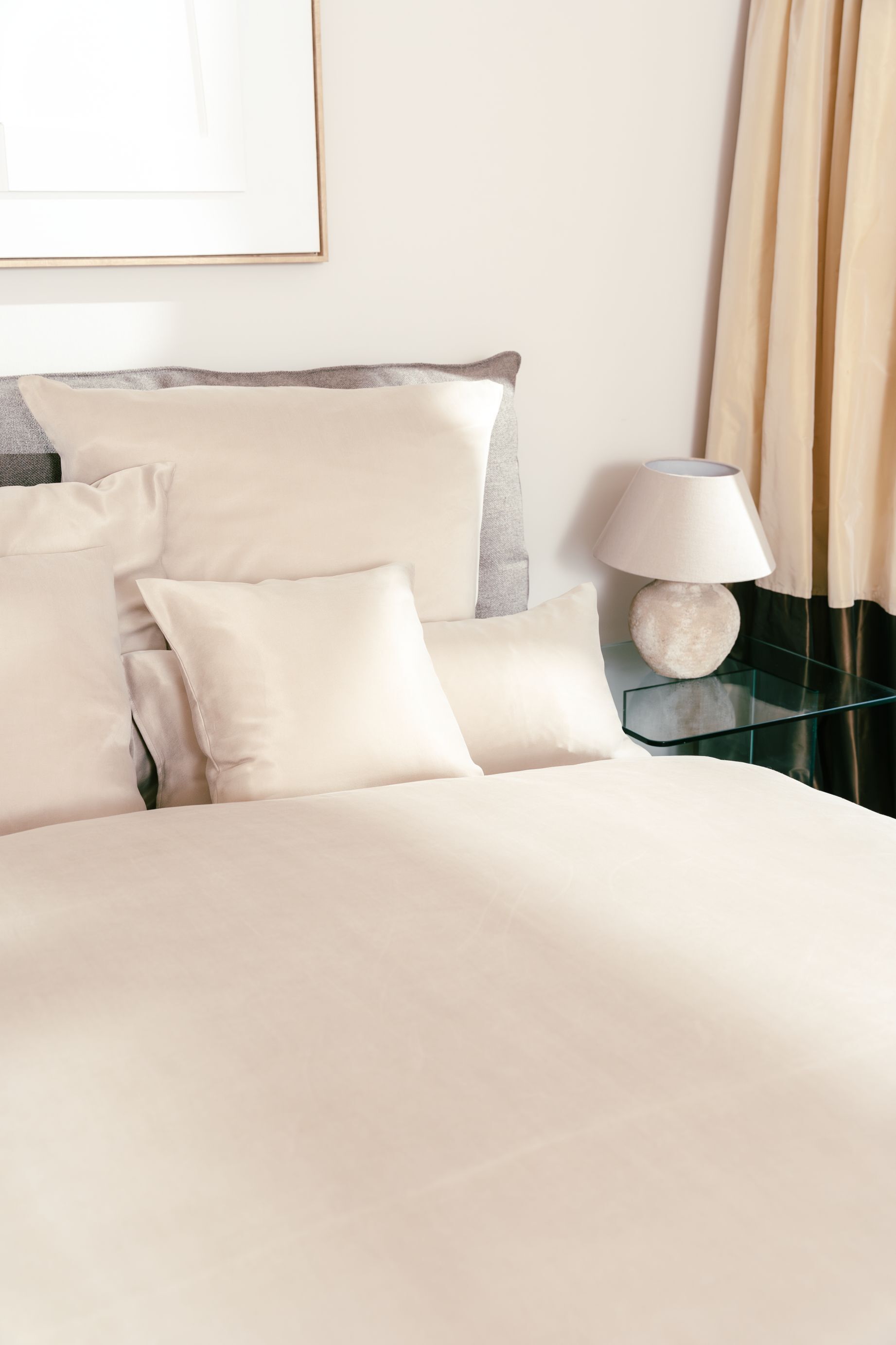 Duvet cover Made from skin-friendly cupro in 135 x 200 cm - Bild 2 Duvet cover Made from skin-friendly cupro in 135 x 200 cm - Bild 2