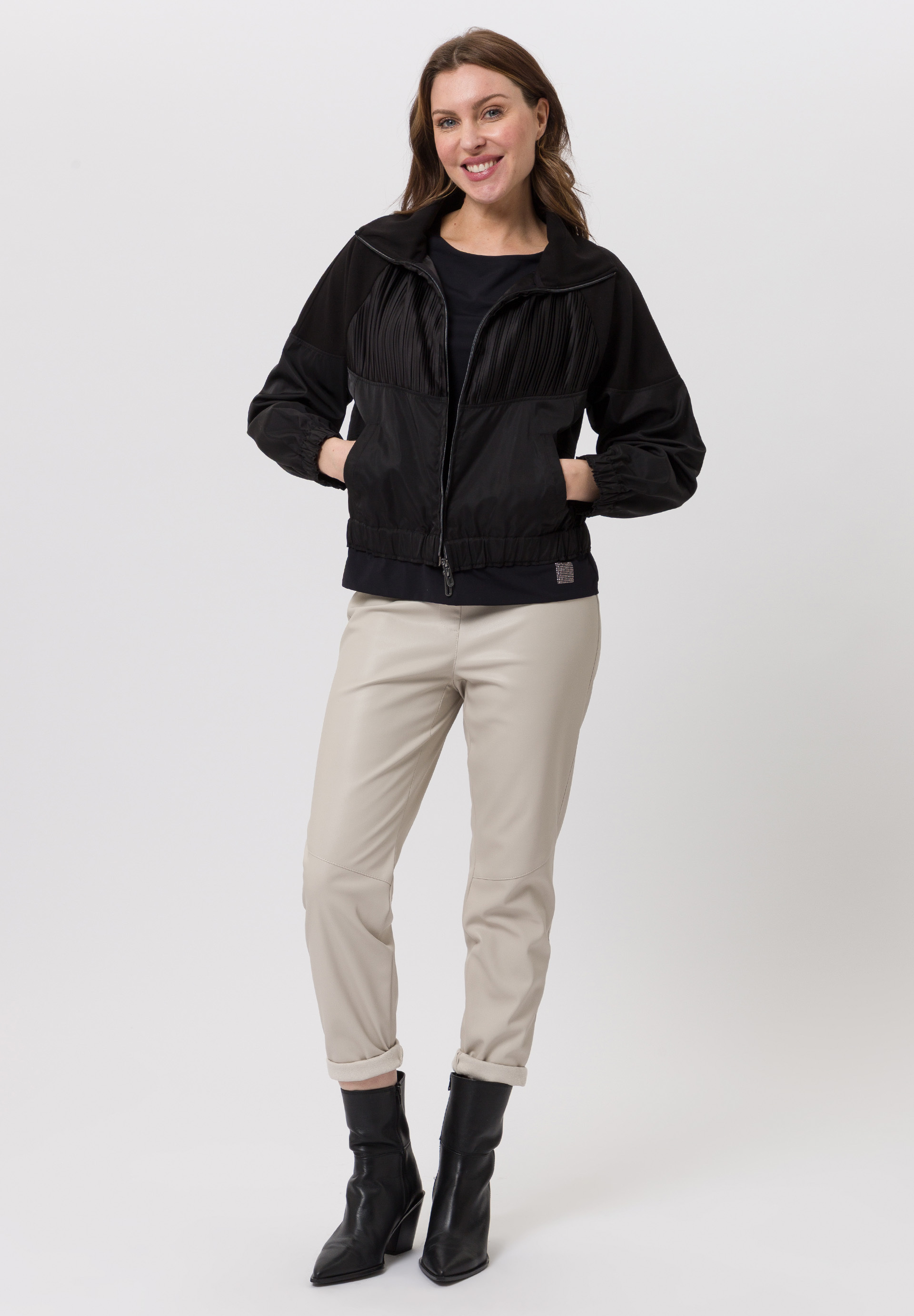 Jacket With pleated inserts - Product Image 2