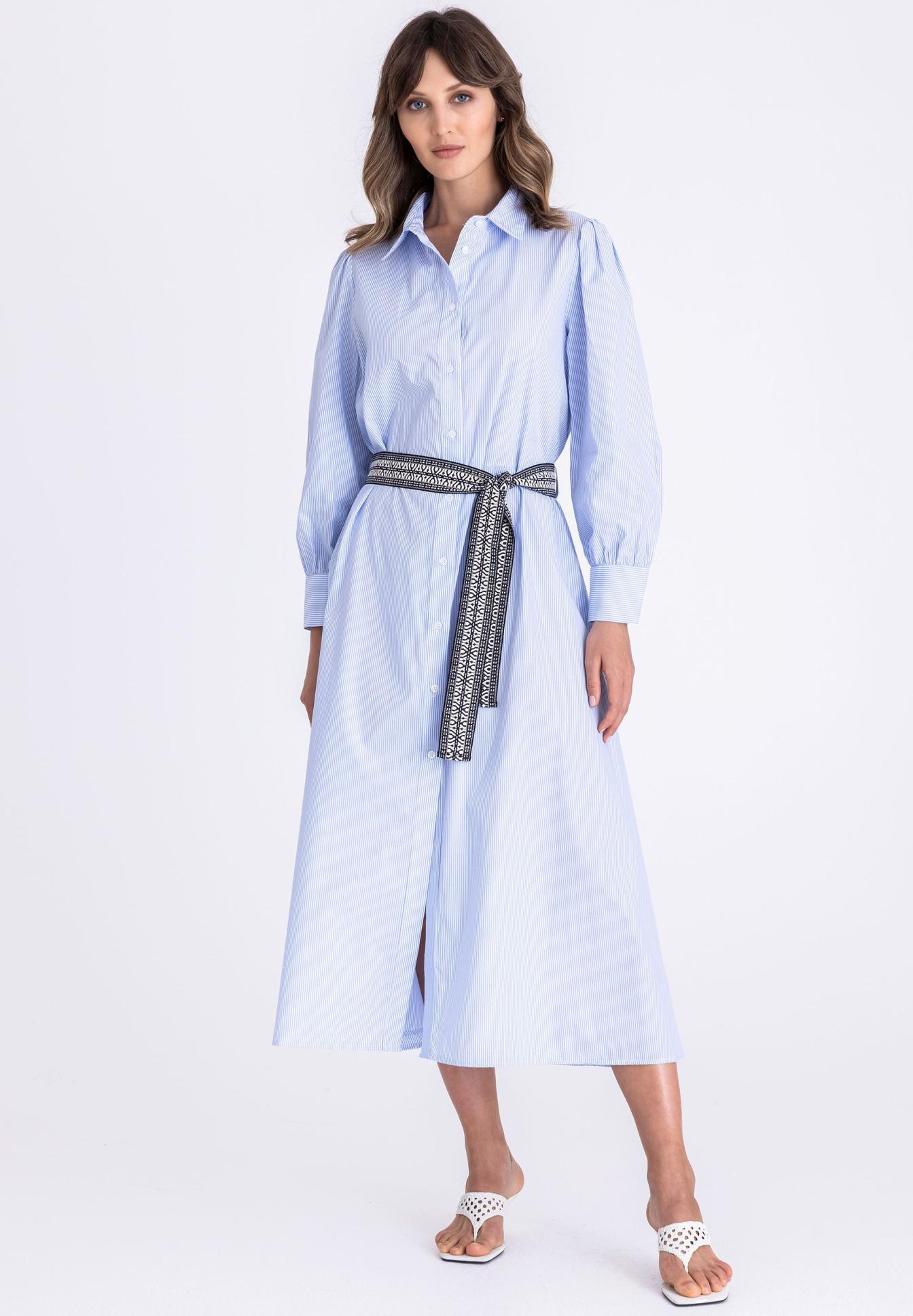 Kleid mit Bindegürtel - Produktbild 1