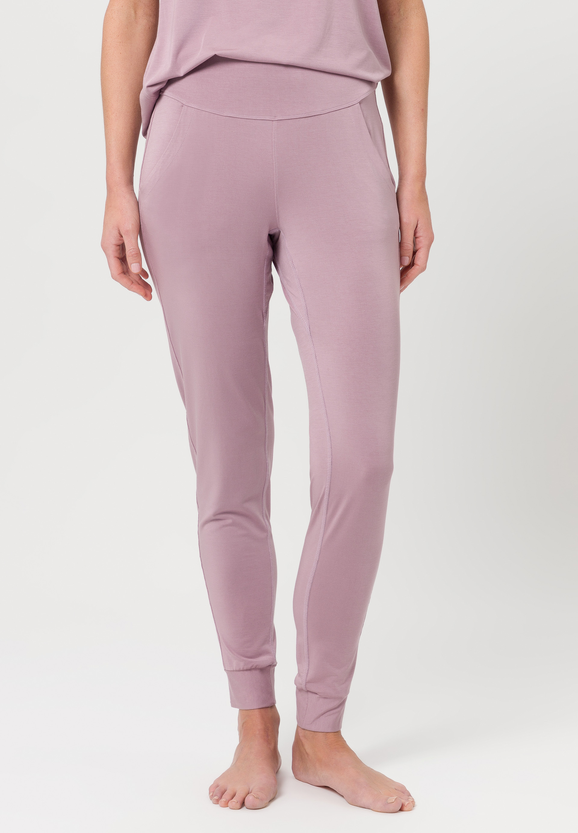 Schlafhose mit schmalem Bein aus hautsympatischem Jersey - Produktbild 1