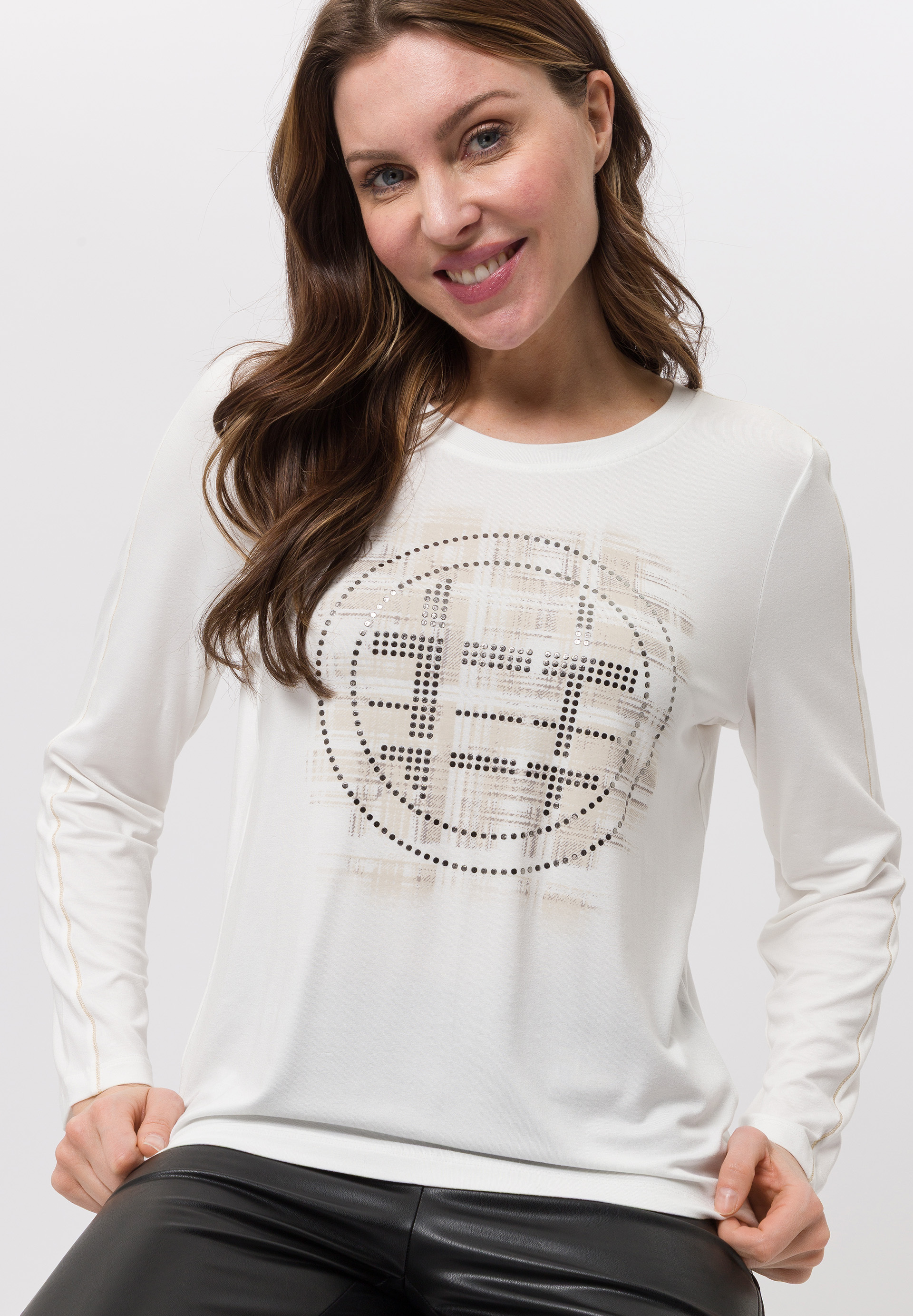 Shirt mit Strass-Motiv - Bild 4 Bekleidung, Langarm, Ärmel, T-shirt, Bluse, Bekleidung, Langarm, Ärmel, T-shirt, Bluse