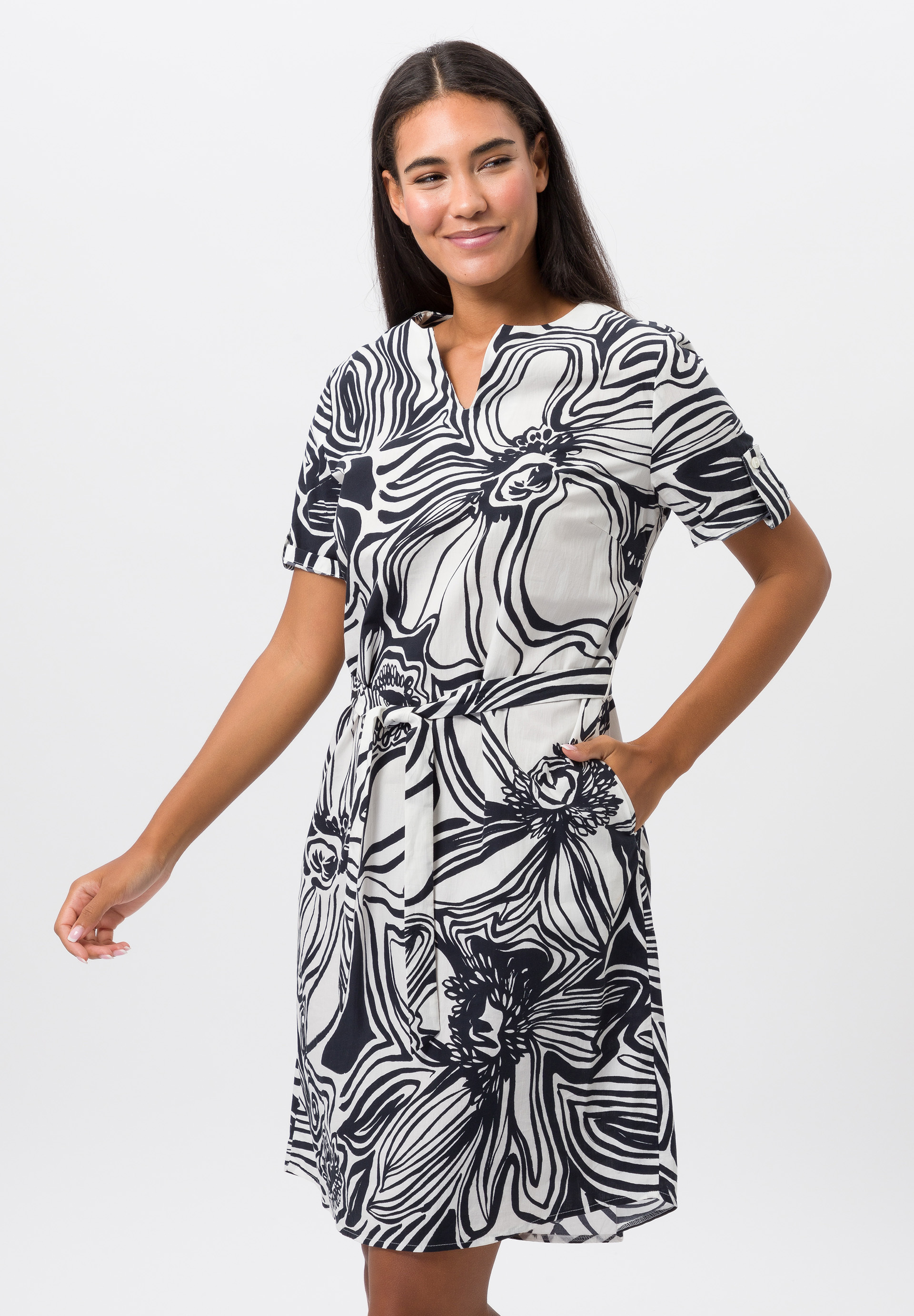 Kleid mit floralem Alloverprint - Produktbild 1