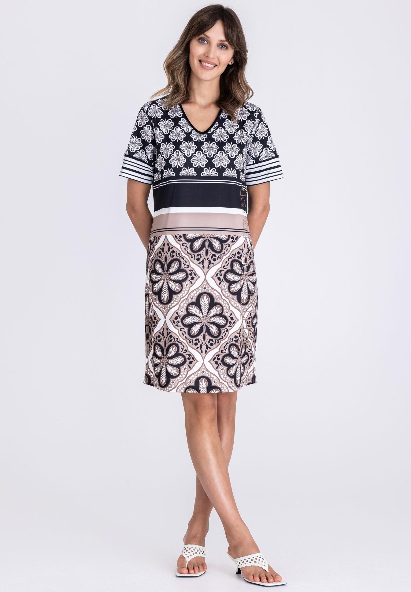 Kleid mit Streifen-Detail - Produktbild 1