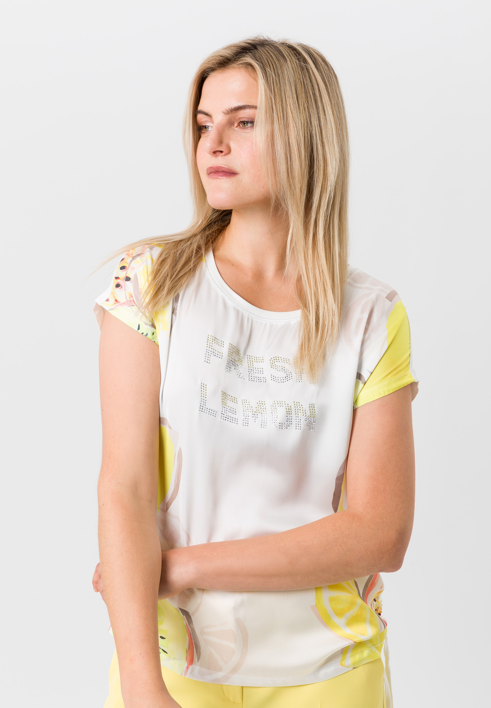 Shirt mit Glitzer-Print - Bild 4