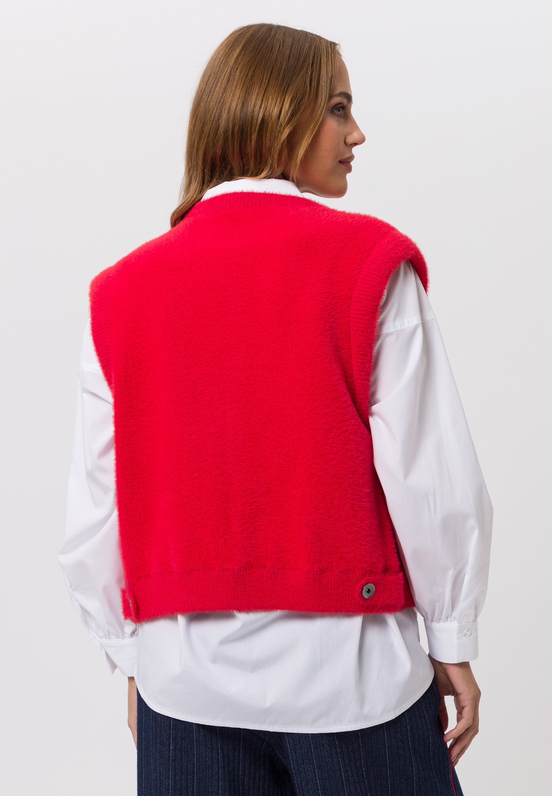 Knitted waistcoat With front zip - Bild 2 Knitted waistcoat With front zip - Bild 2