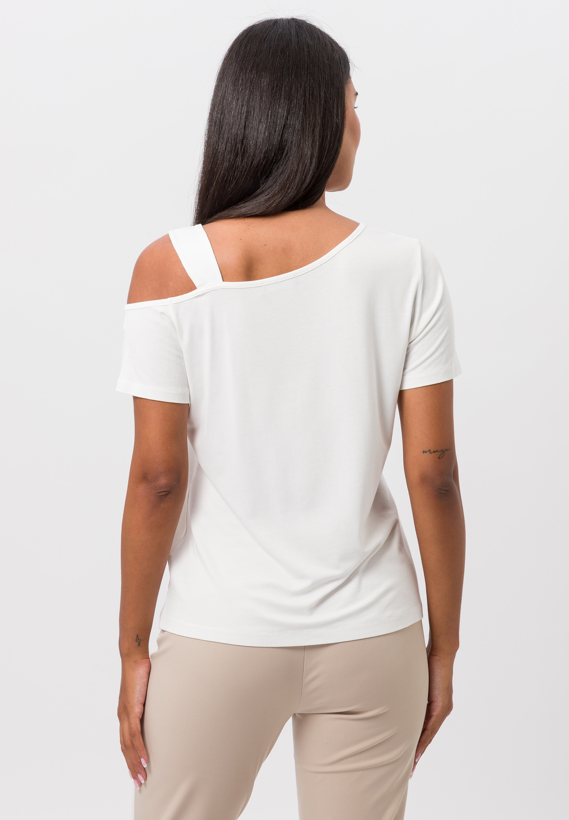 Shirt mit asymmetrischem Ausschnitt - Bild 2
