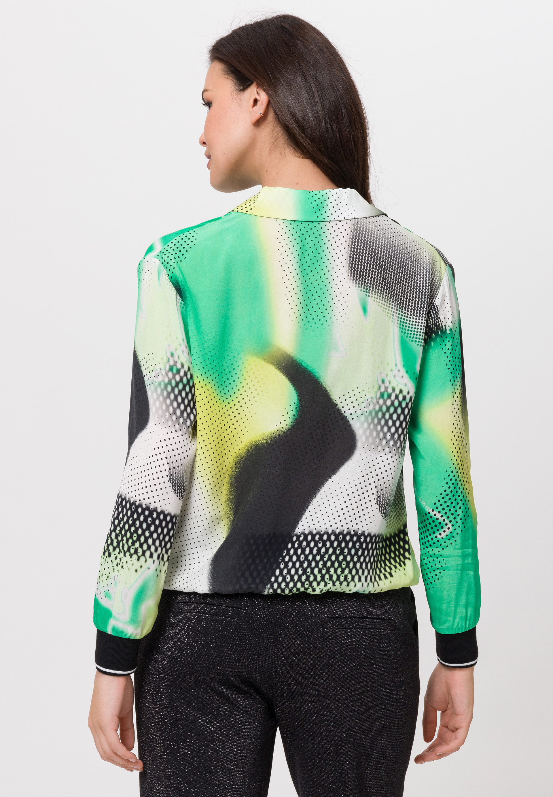 Slip blouse with all-over print - Bild 2