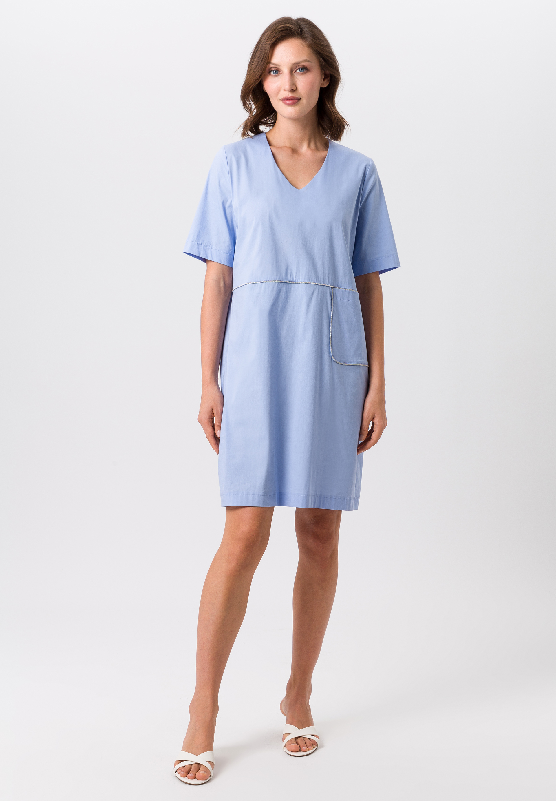 Jerseykleid mit Ziernähten - Produktbild 2