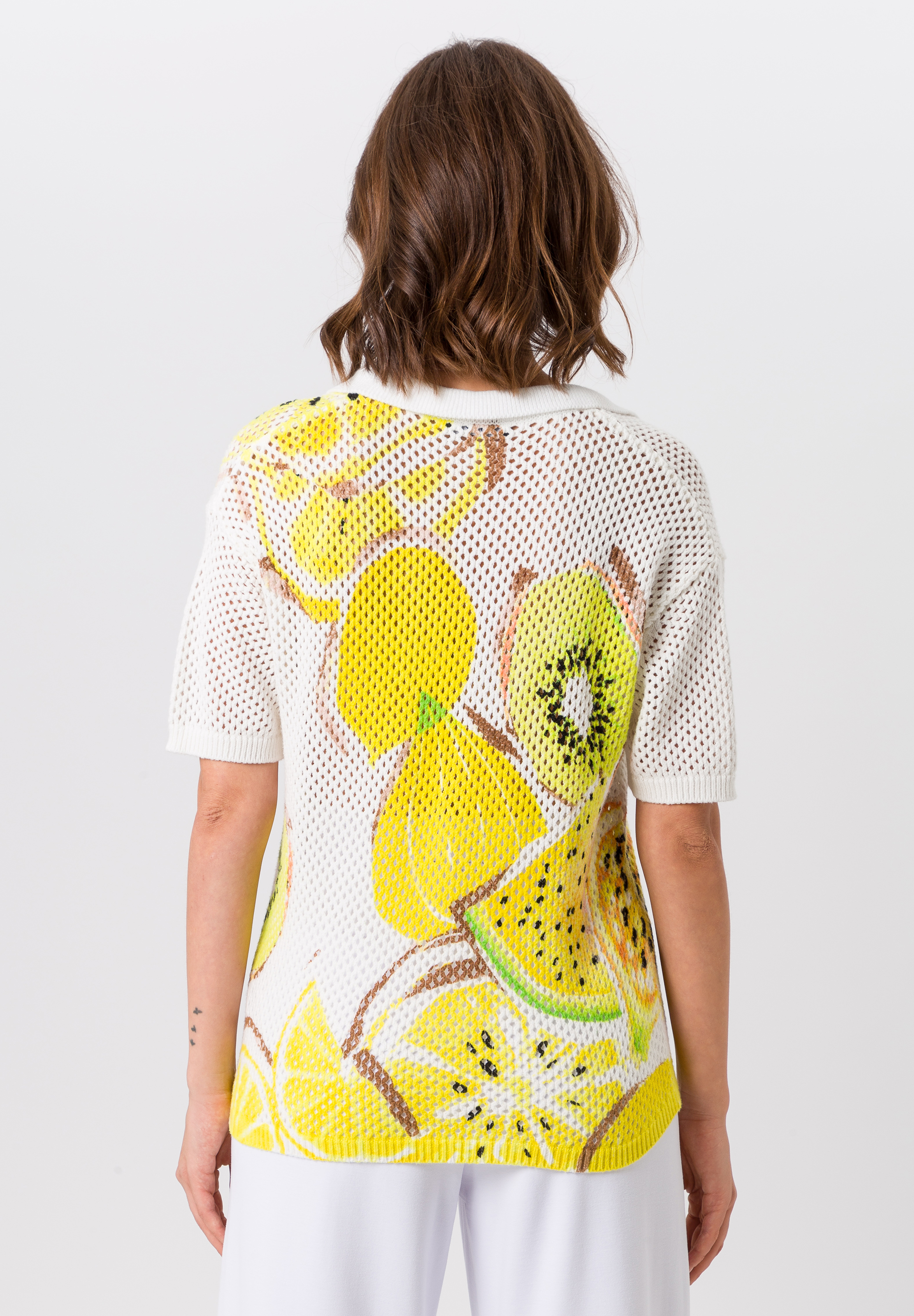 Stricktop mit Frucht-Print - Bild 2