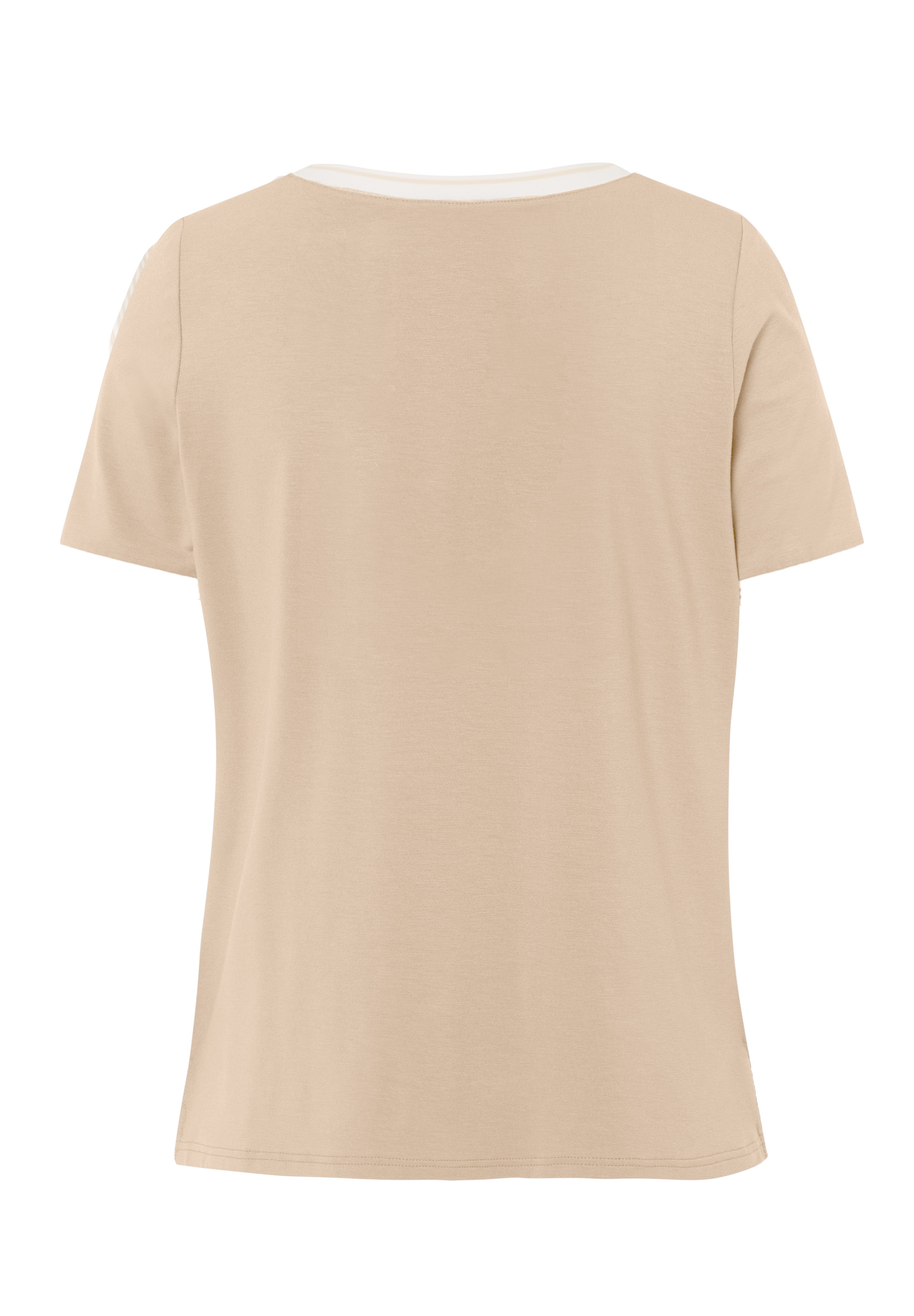 T-Shirt mit Kontrastärmeln - Bild 2