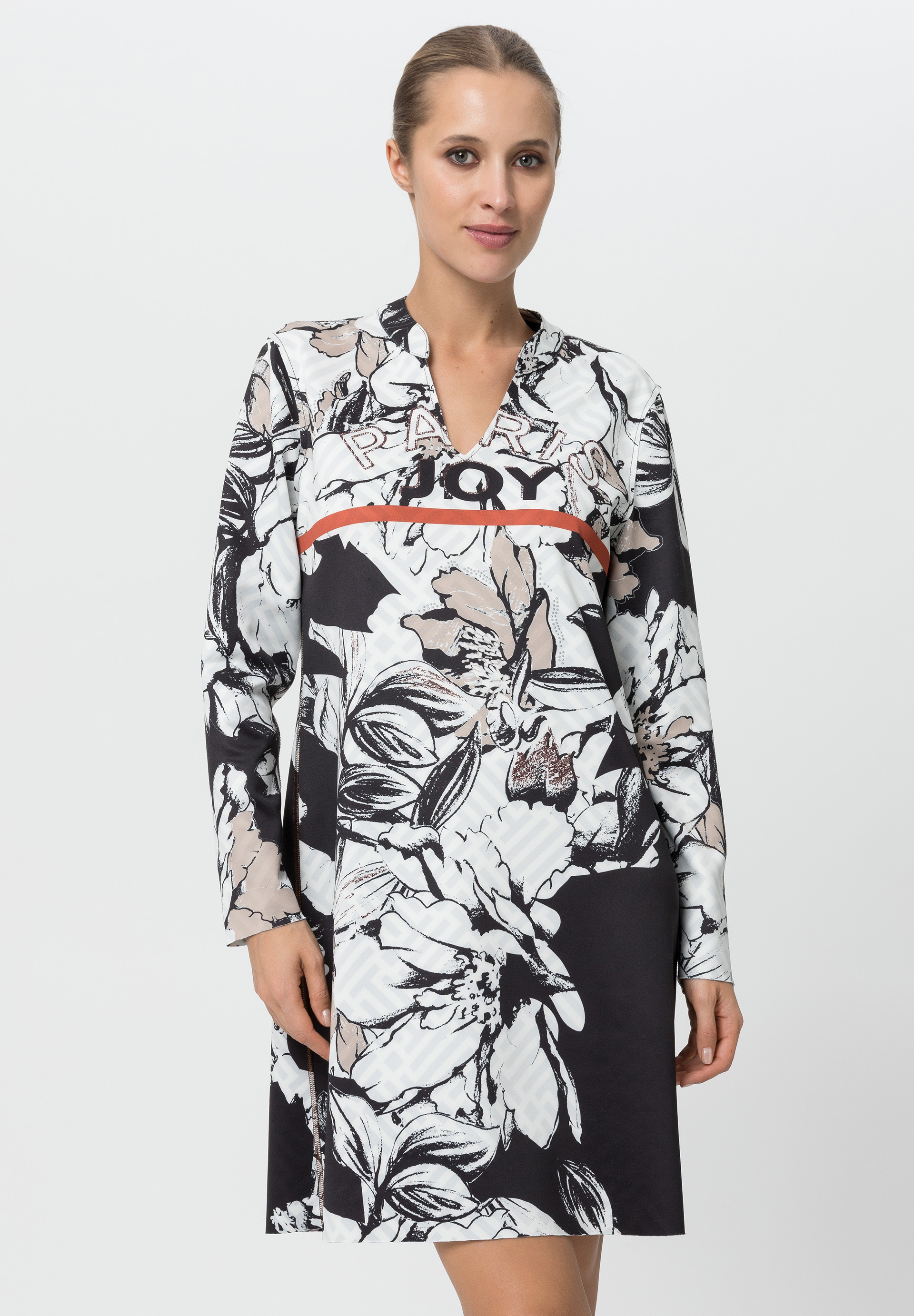 Reversible dress with all-over print - Product Image 1