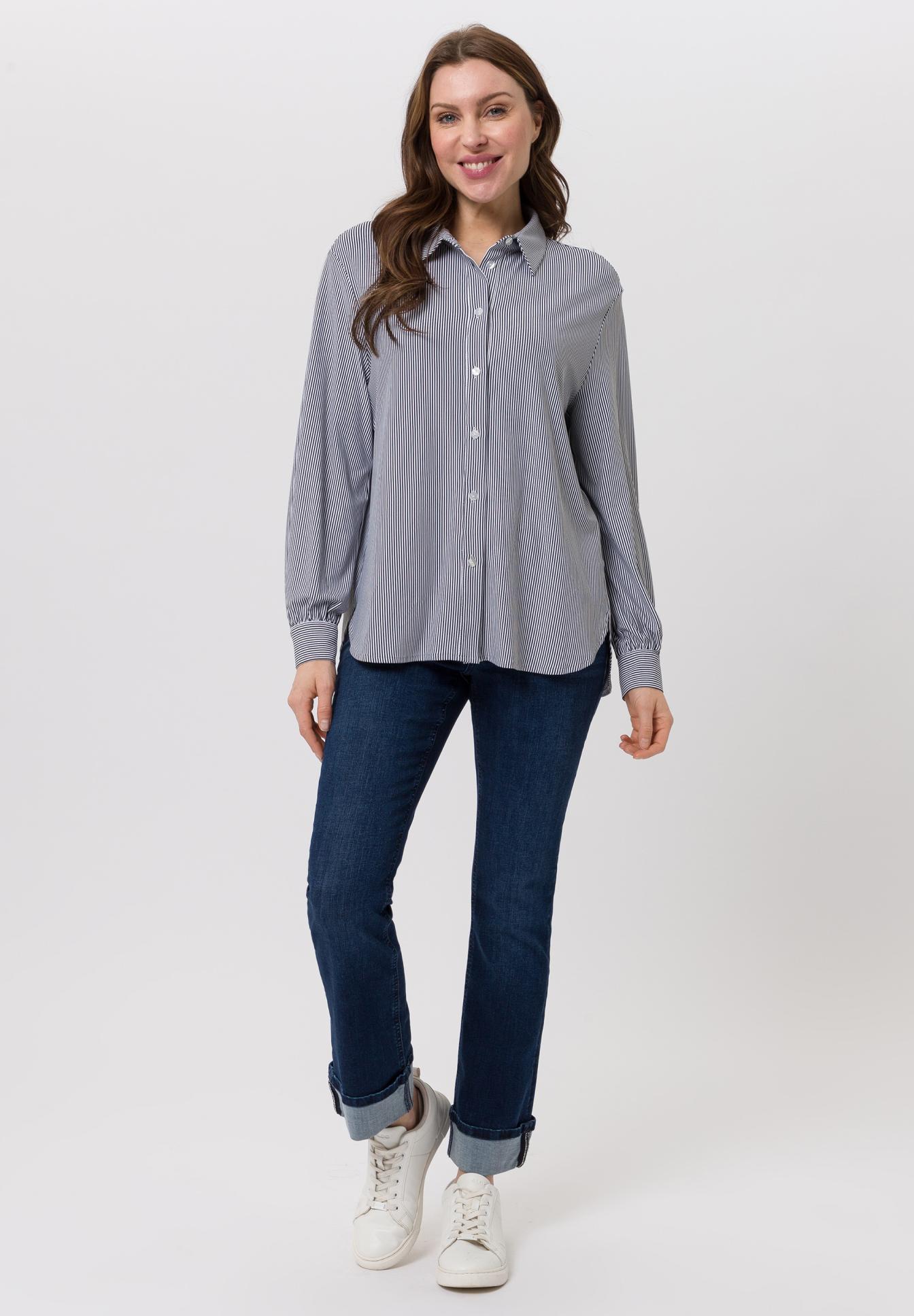 bluse, gestreift, langärmlig, knopfleiste, jeans, blouse, streifen, langarm, knopfleiste, hemdenstil, bluse, streifen, langärmlig, knopfleiste, jeans, Bluse, Streifen, Langarm, Knopfleiste, Jeans, bluse, streifen, langärmlig, knopfleiste, jeans