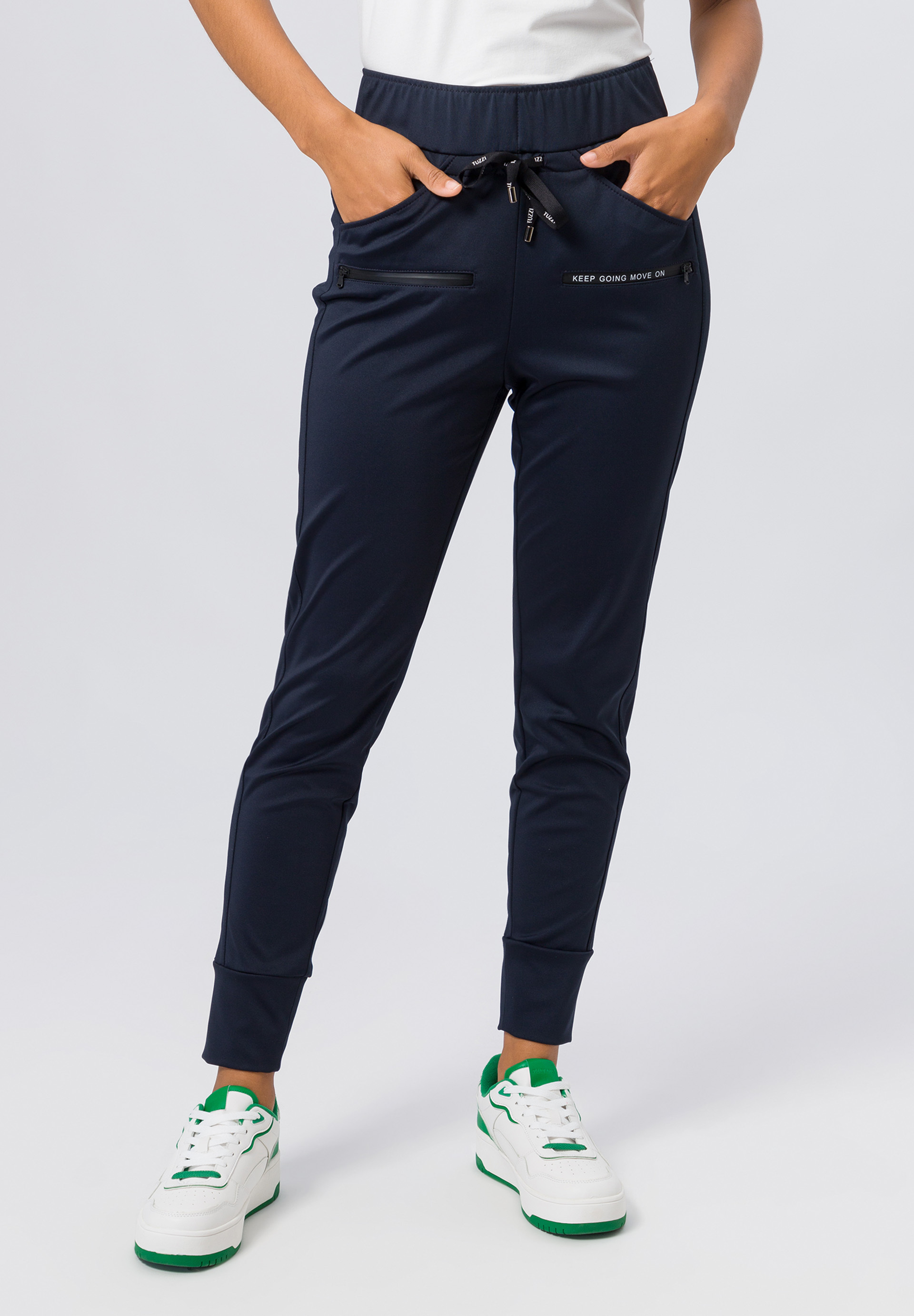 Hose mit tonigen Kontraststreifen - Bild 1 Hose mit tonigen Kontraststreifen - Bild 1