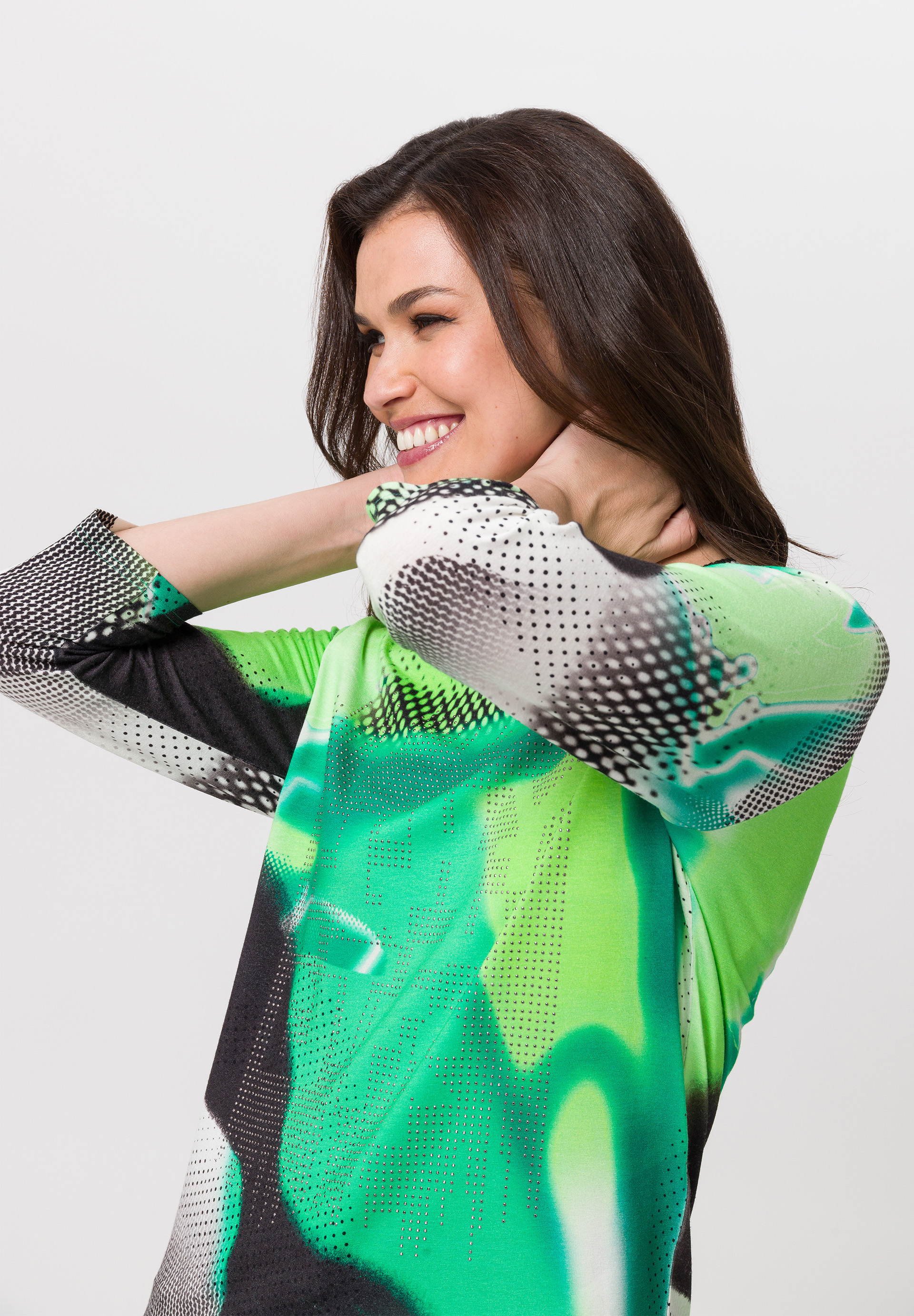 Shirt with allover pattern - Bild 4 Langarm, Erwachsener, Weiblich, Person, Frau, Langarm, Erwachsener, Weiblich, Person, Frau, Langarm, Erwachsener, Weiblich, Person, Frau, Langarm, Erwachsener, Weiblich, Person, Frau, Langarm, Erwachsener, Weiblich, Person, Frau