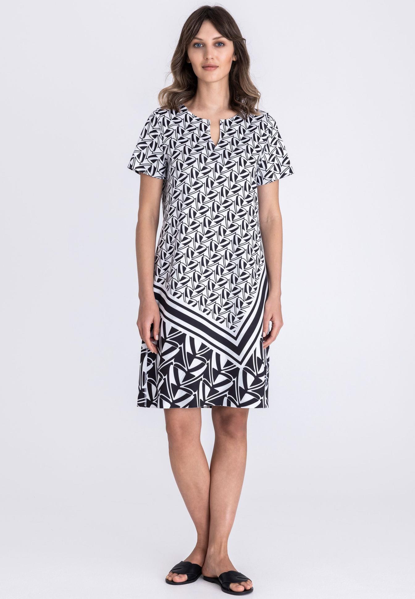 Dress with keyhole neckline - Product Image 1