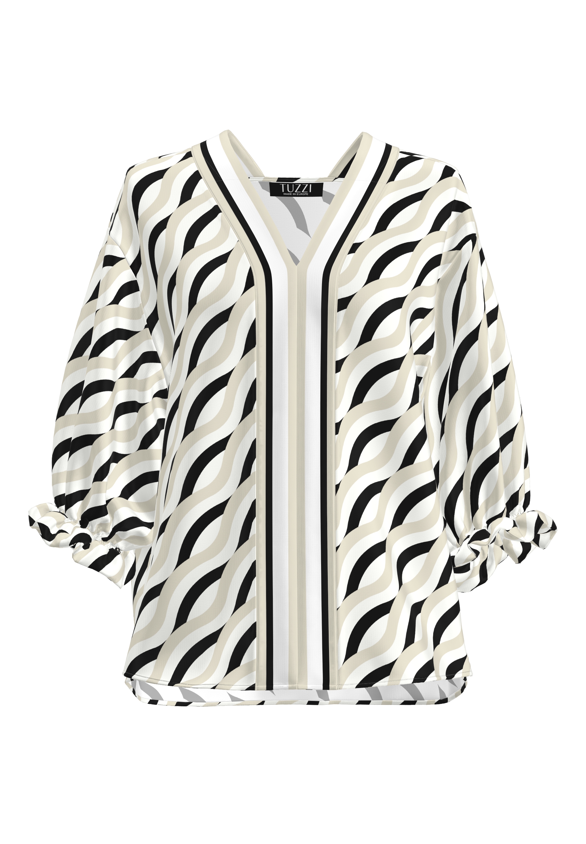 Bluse mit Kontrast-Details - Produktbild 1