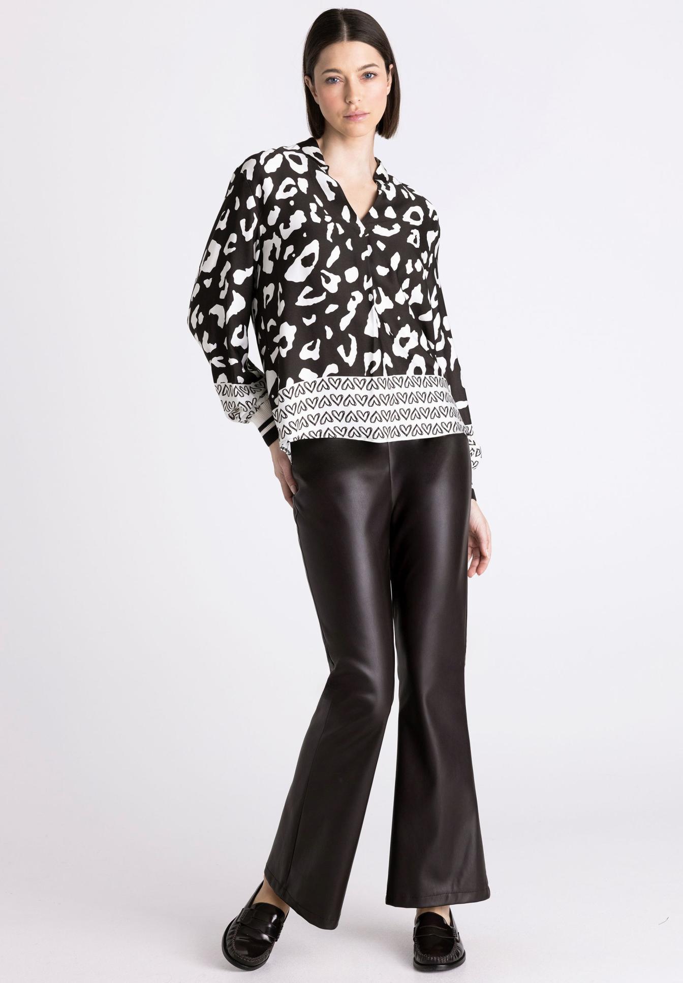 Bluse mit Rippbündchen - Produktbild 2