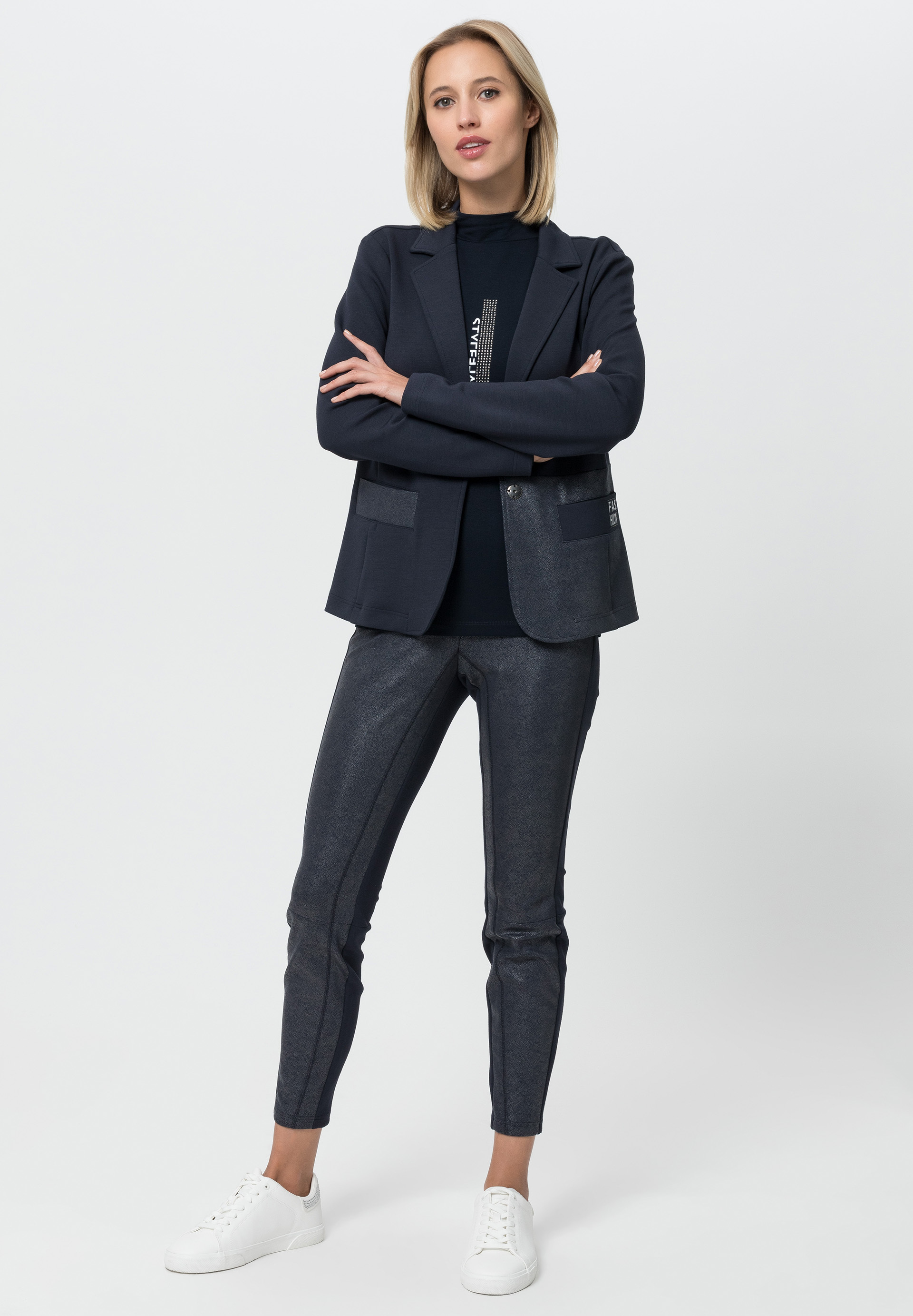 Leggings mit Lederoptik-Front - Produktbild 2