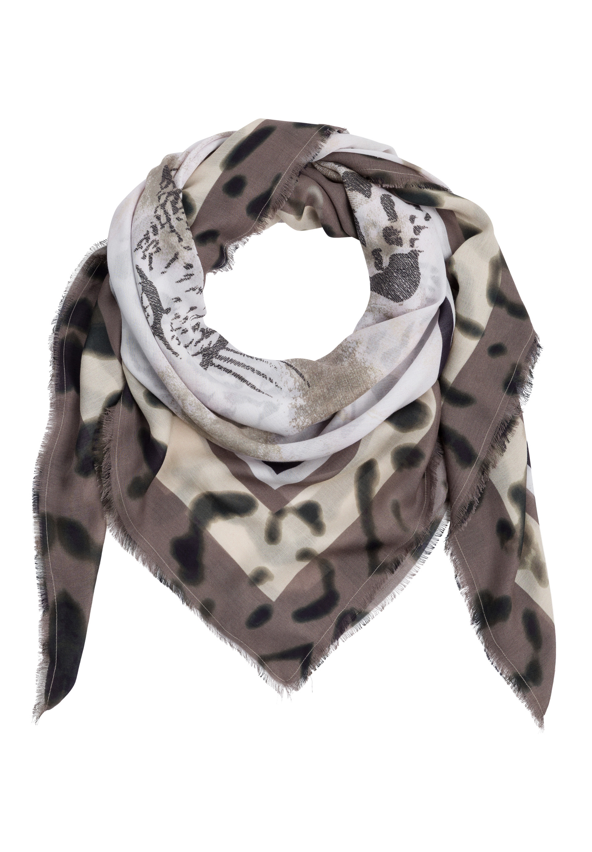 Scarf With fringed hem - Product Image 2