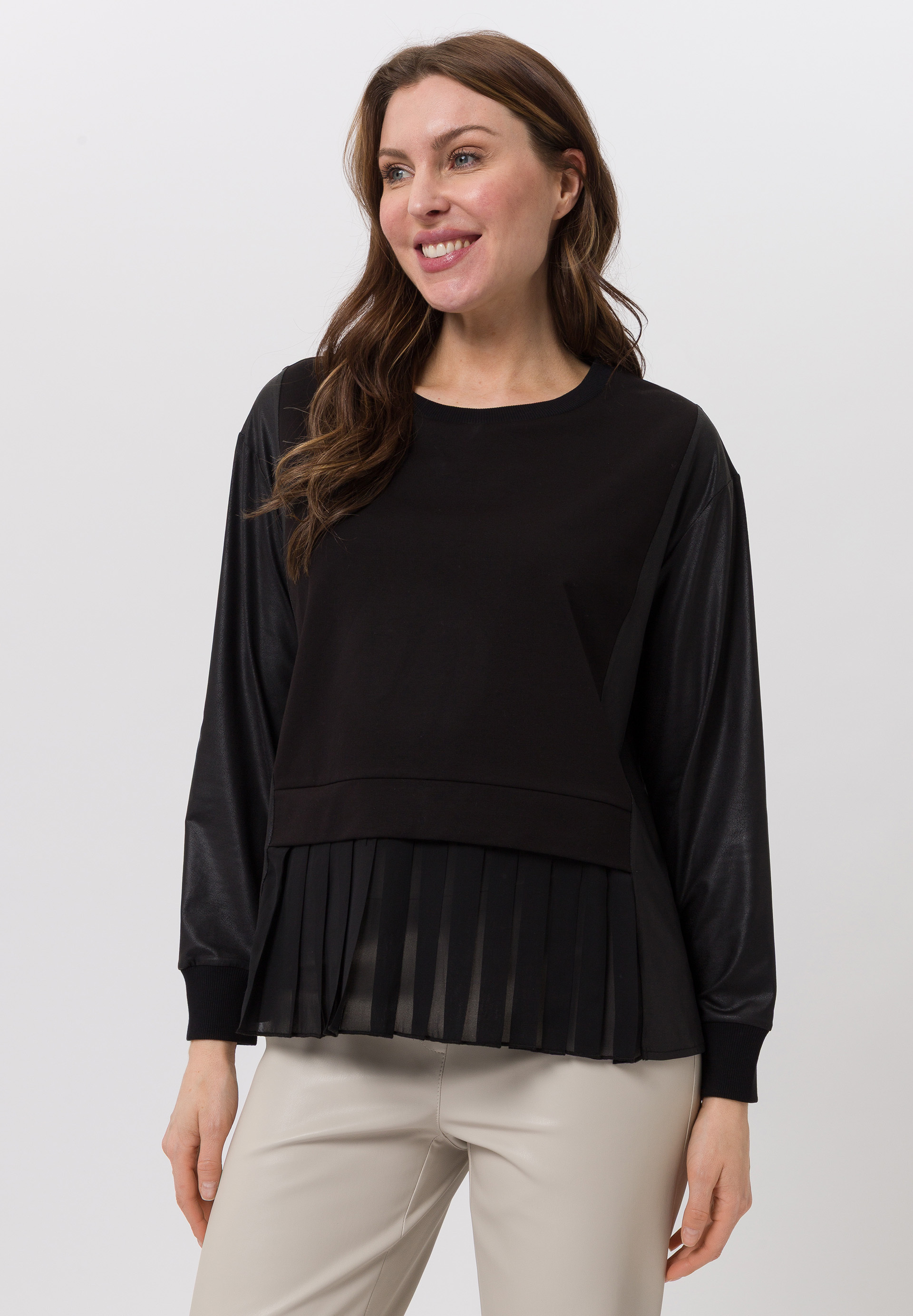 Shirt mit Plissee-Einsatz - Produktbild 1