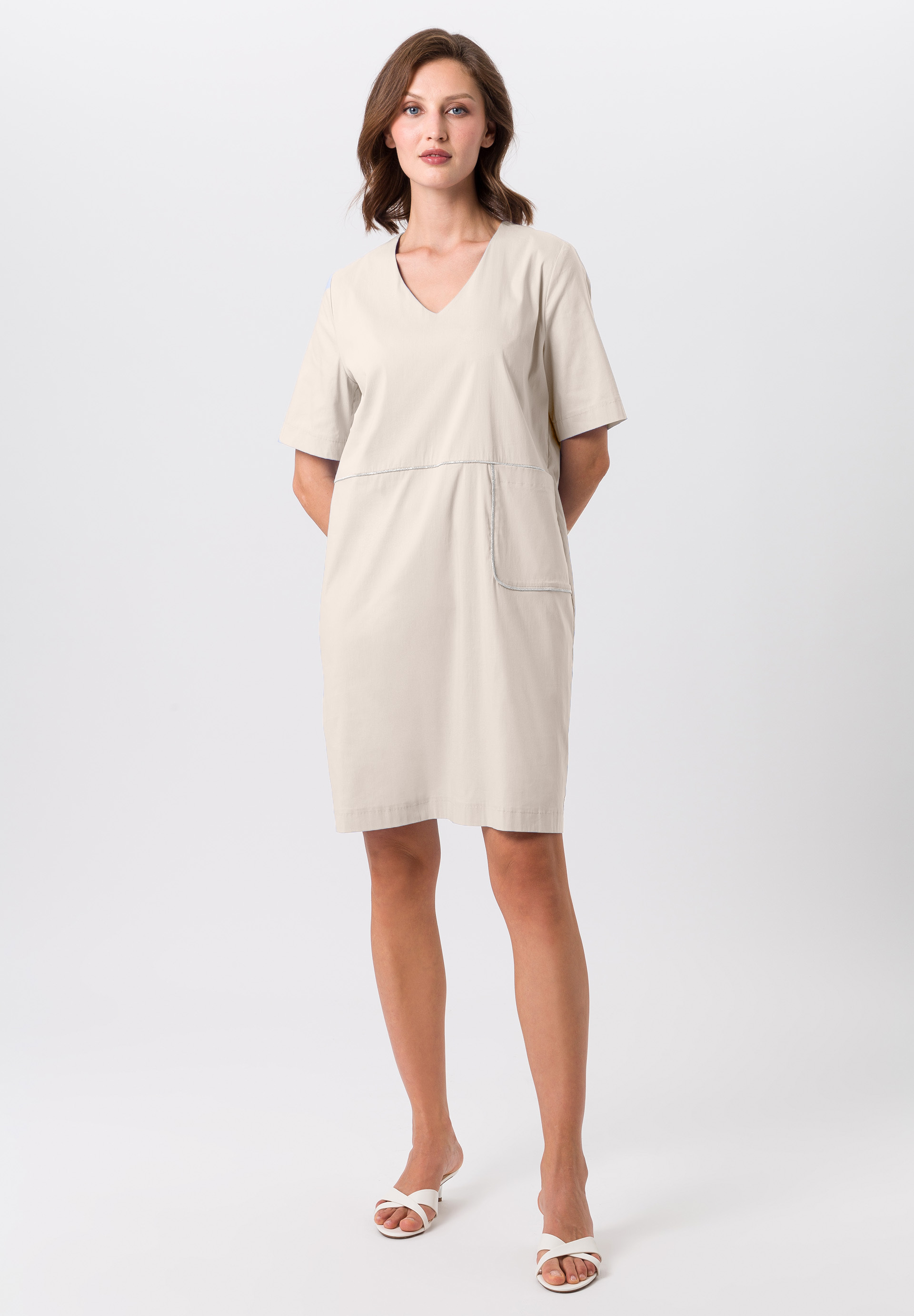 Kleid mit Glanzpaspel - Produktbild 2