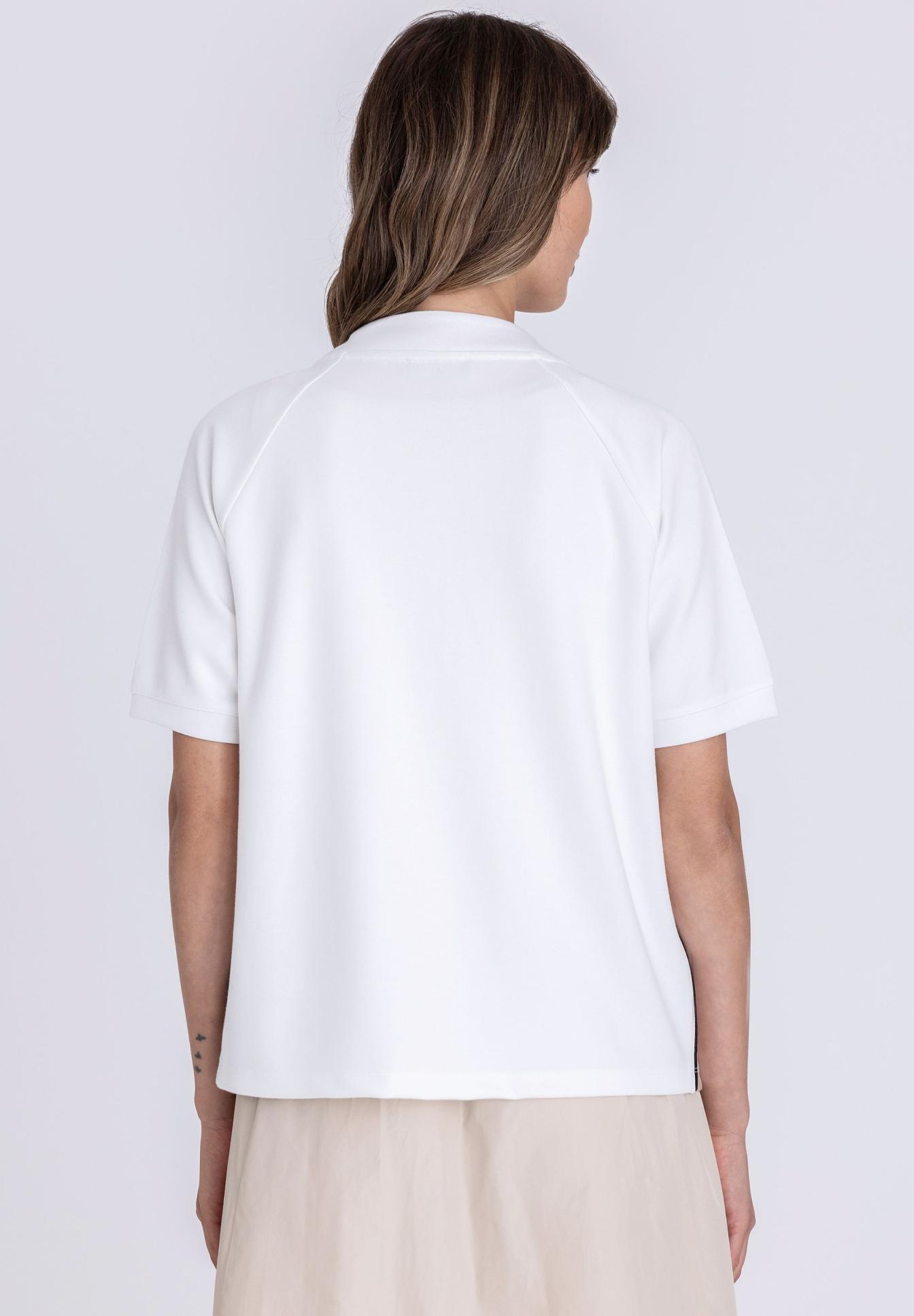 T-Shirt, Short Sleeve, White, Rundhalsausschnitt, Rückansicht