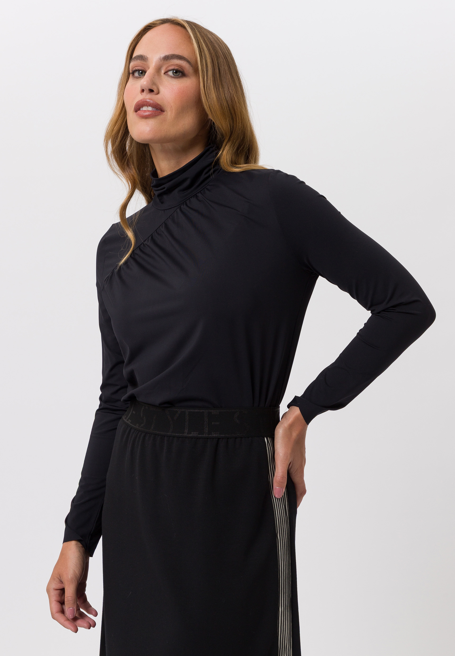 Shirt With gathering detail at the neck - Product Image 1