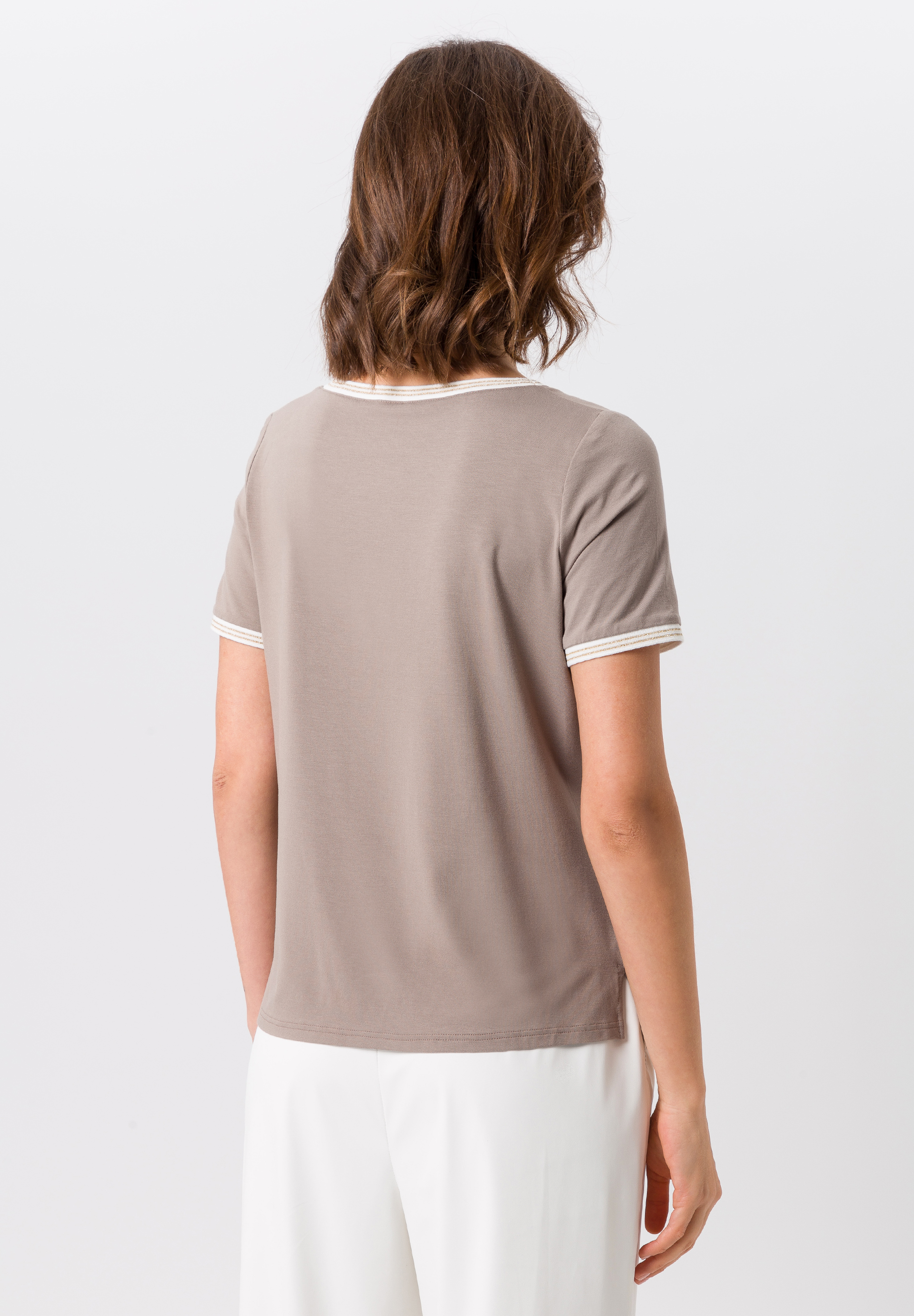 Kurzarmshirt mit dezentem Print - Bild 2