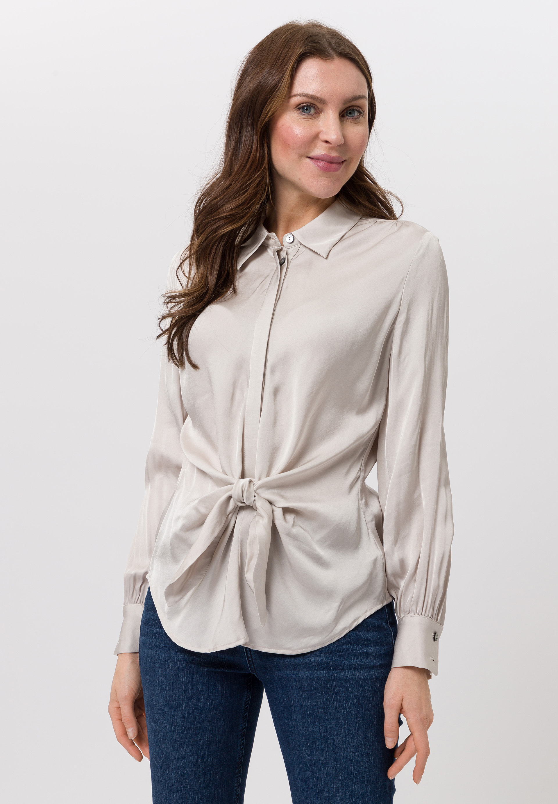 Bluse mit Frontknoten Bluse mit Frontknoten - Produktbild 1