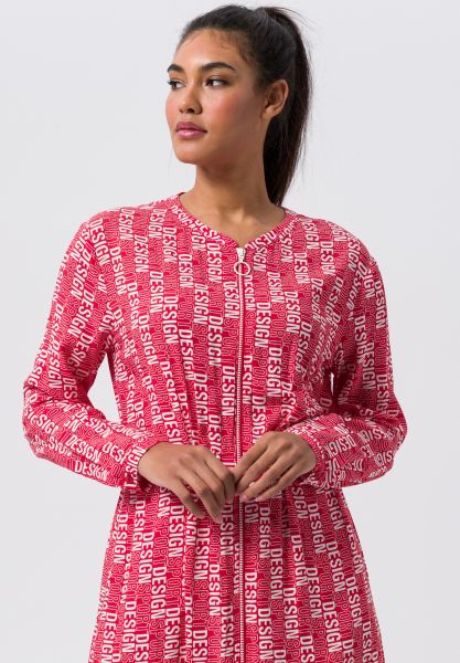 Kleid mit stylischem Typo-Muster