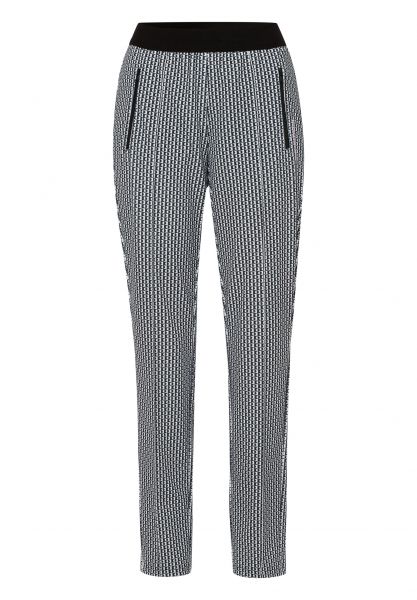 Joggpants mit geometrischem Muster-Print