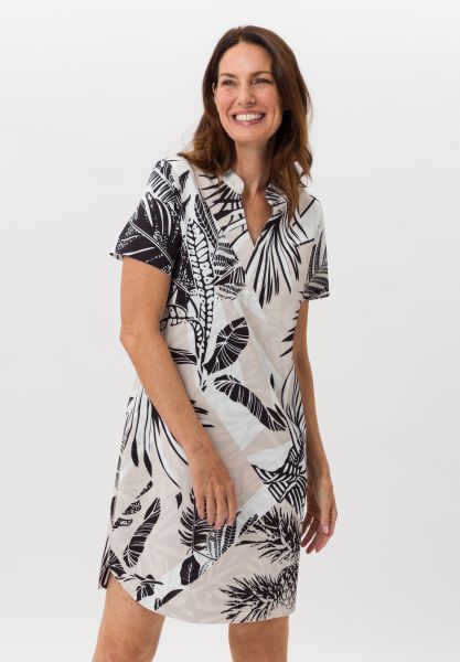 Wendekleid mit tropischem Print