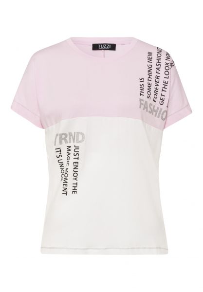 Shirt mit weichem Colorblocking-Effekt