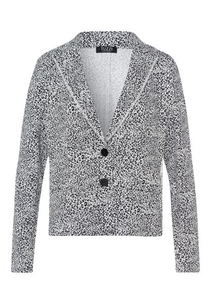 Blazer mit dynamischem Leoprint