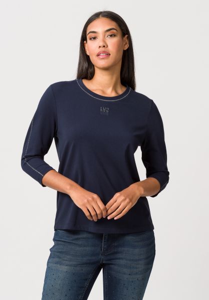 Shirt mit Overlocknähten