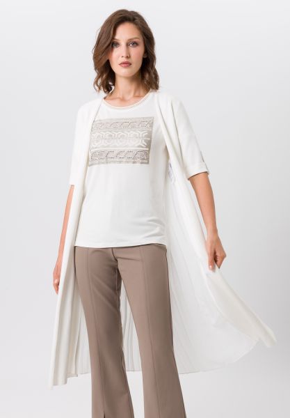 Cardigan mit offenem Schnitt