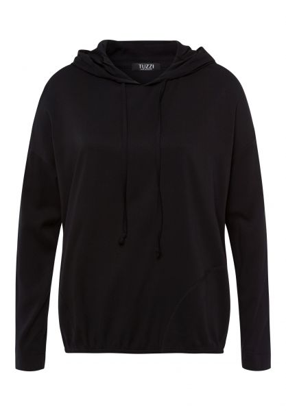 Bluse im sportlichen Hoodie-Style