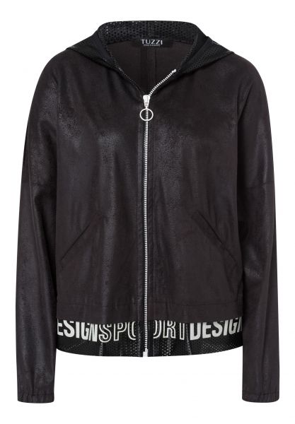 Jacke in angedeuteter Lederoptik