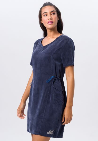 Kleid mit seitlichen Tunnelzügen
