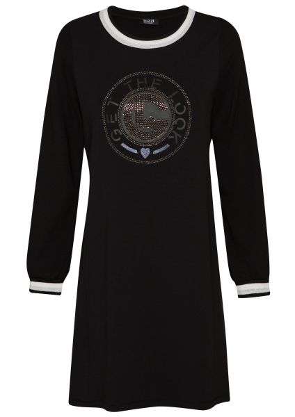 Kleid mit Druck im Vorderteil