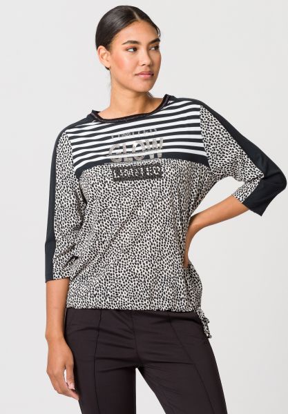 Shirt im raffinierten Mustermix