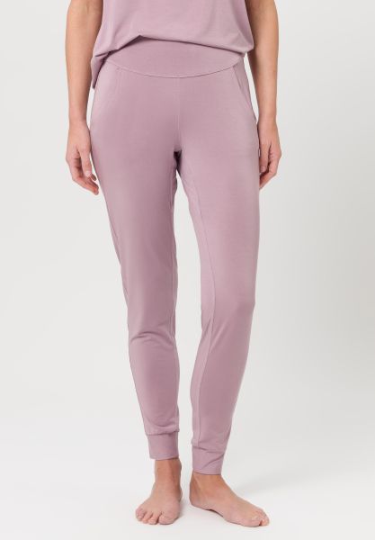 Schlafhose mit schmalem Bein aus hautsympatischem Jersey