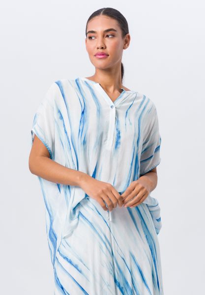 Bluse mit Batikmuster