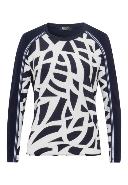 Langarmshirt mit grafischem Frontprint