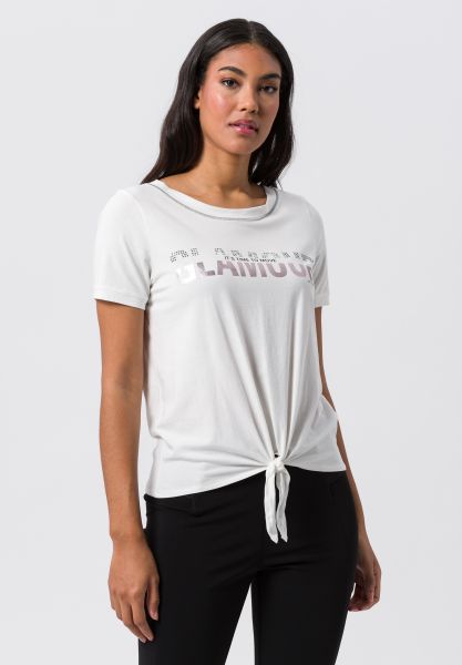 Shirt mit originellem Knotendetail