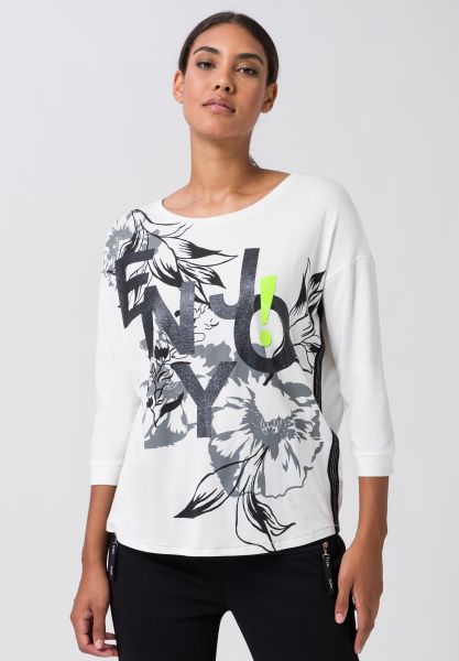 Shirt mit Farbakzent
