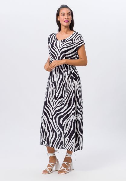 Kleid mit Animal-Alloverprint