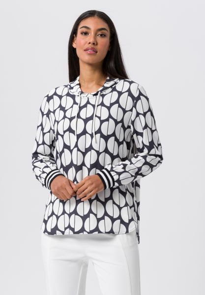 Bluse mit coolen Vintage-Anleihen
